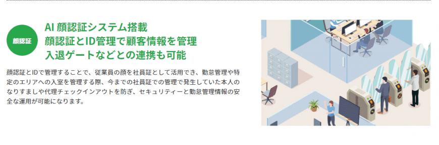NSAC-TH1001アクセスコントロール機能